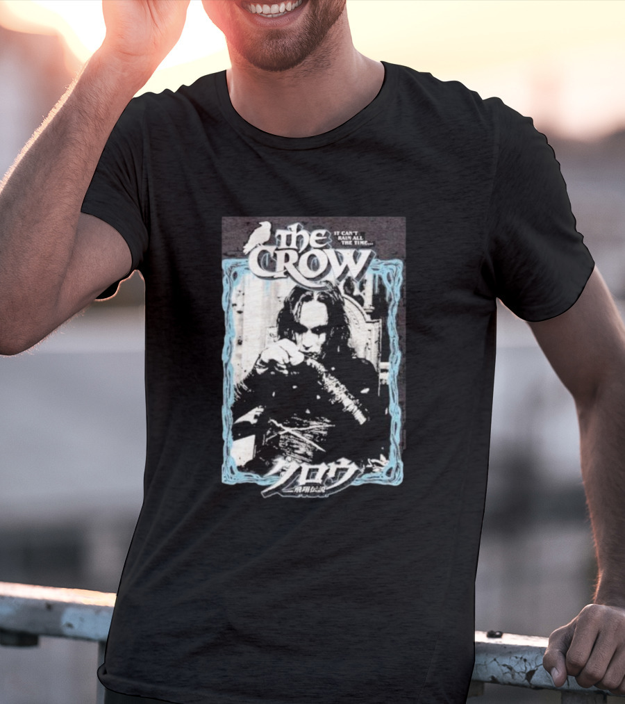 The Crow It Can't Rain All The Time Gothic Movie Scene T-Shirt