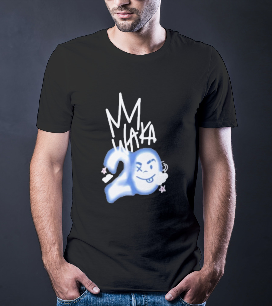 Waka Crew Waka 20 Birthday Bundle MM Style Cloud Star Emoji T-Shirt