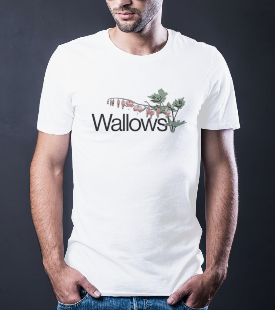 Wallows Red Flowers Green Leaves T-Shirt