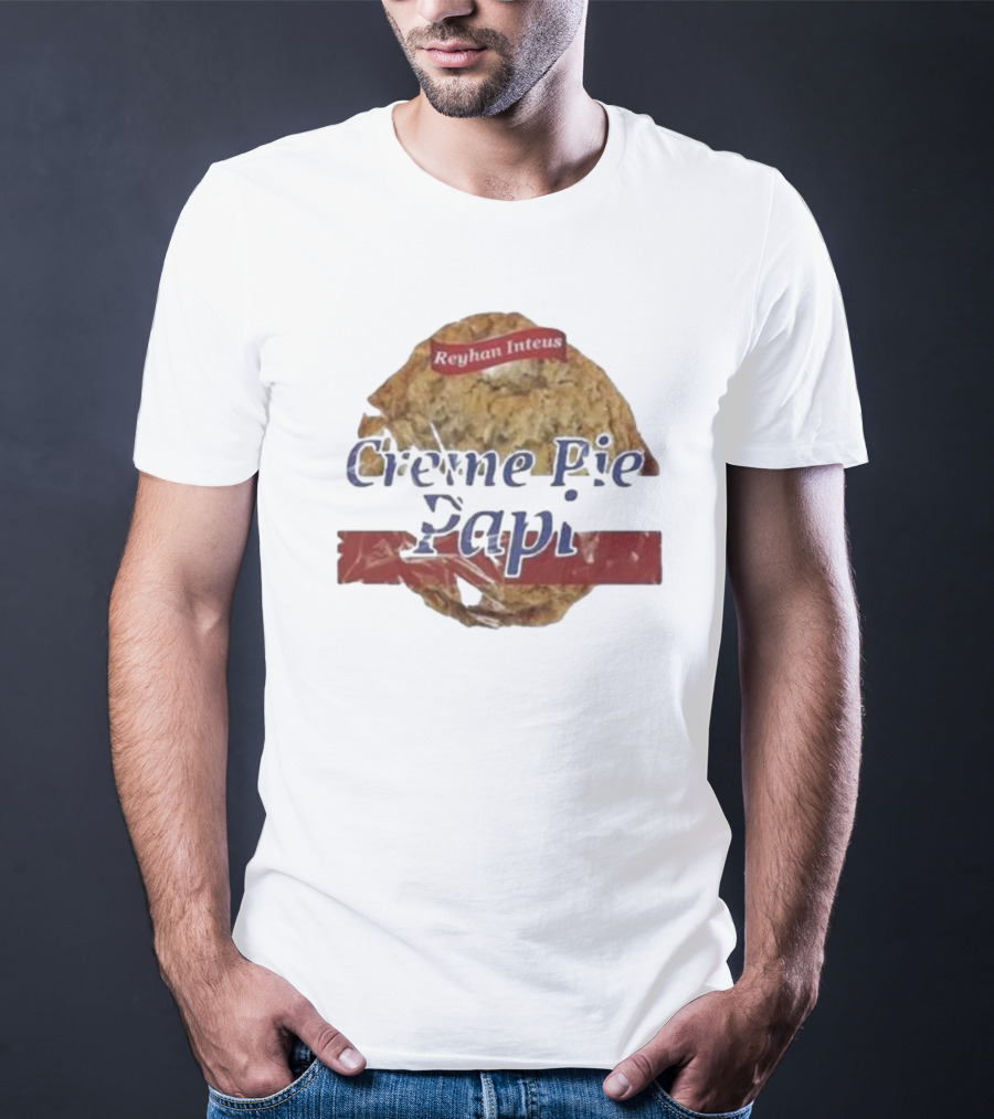 Reyhan Inteus Creme Pie Papi Cookie Motif T-Shirt