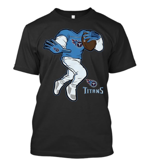 Tennessee Titans Stiff Arm Football Player T-Shirt