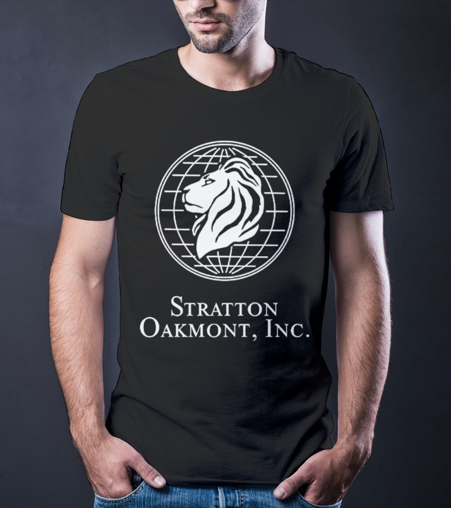 Stratton Oakmont Inc Lion Globe T-Shirt