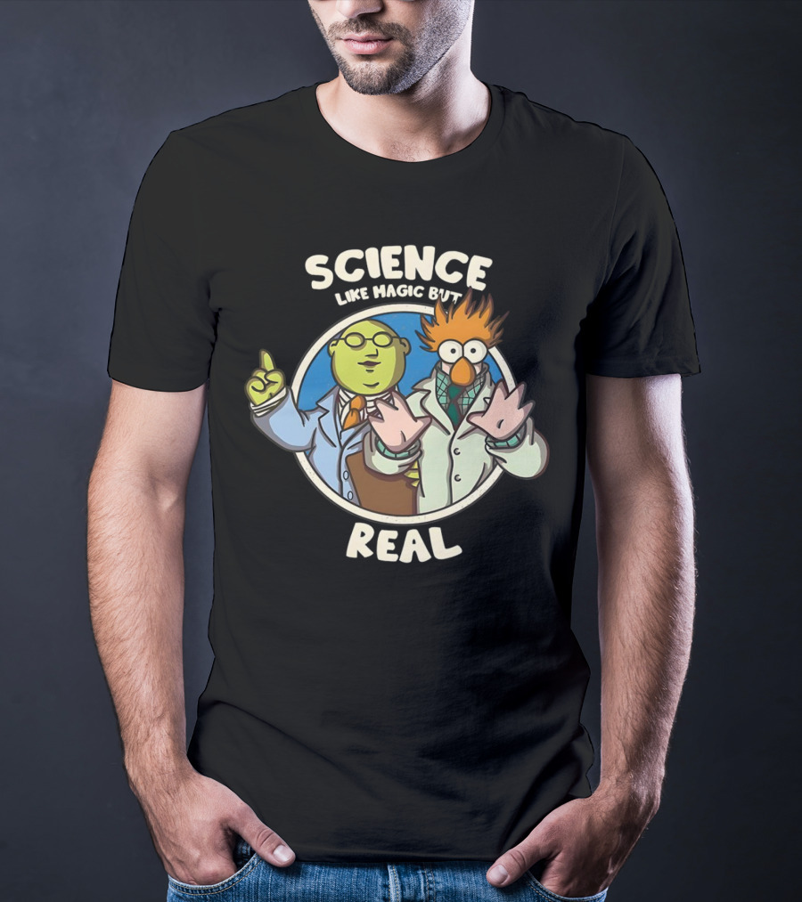 Dr. Bunsen Honeydew And Beaker Science Like Magic But Real T-Shirt