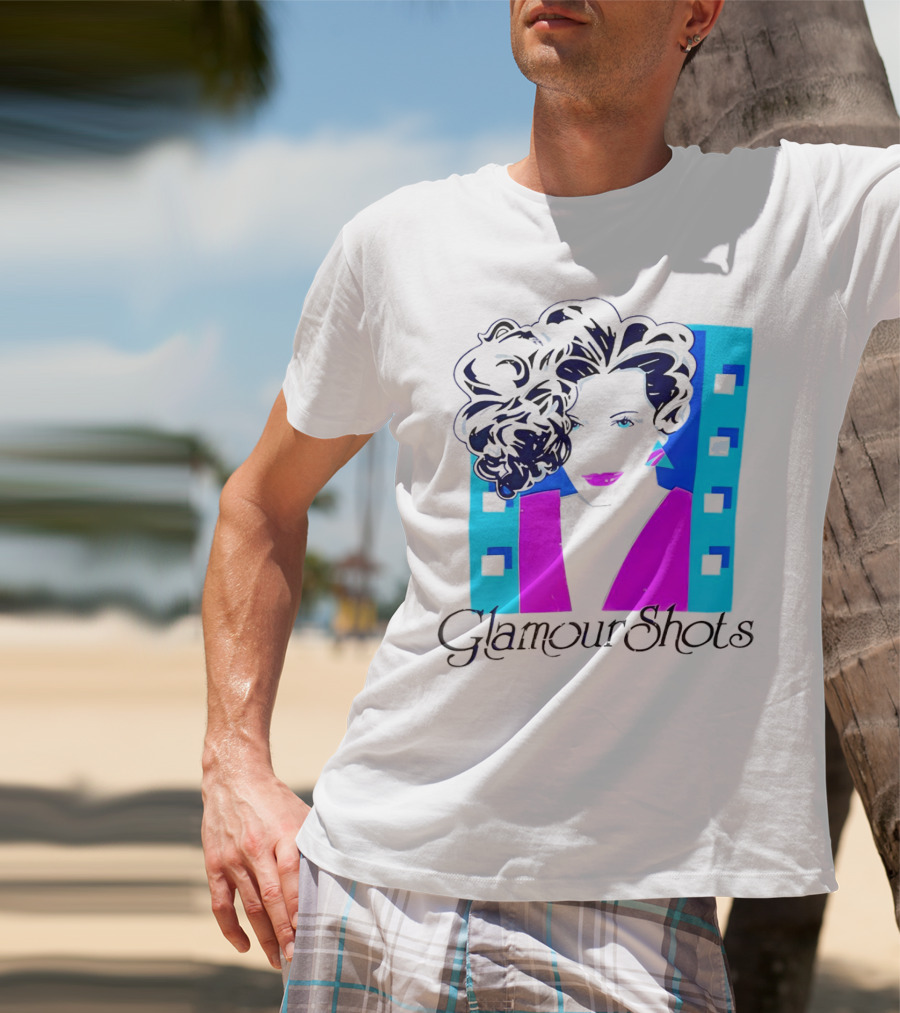 Glamour Shots Pop Art Retro Style Icons T-Shirt