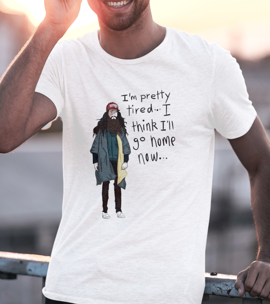 I'm Pretty Tired I Think I'll Go Home Now Vintage Movie Forest Run T-Shirt