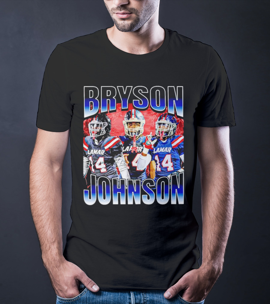 Bryson Johnson Lamar 44 Football Vintage T-Shirt