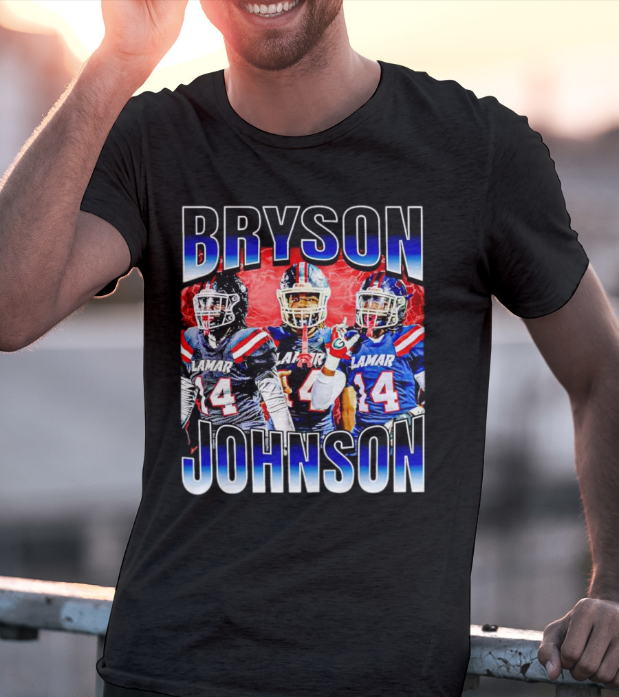 Bryson Johnson Lamar 44 Football Vintage T-Shirt