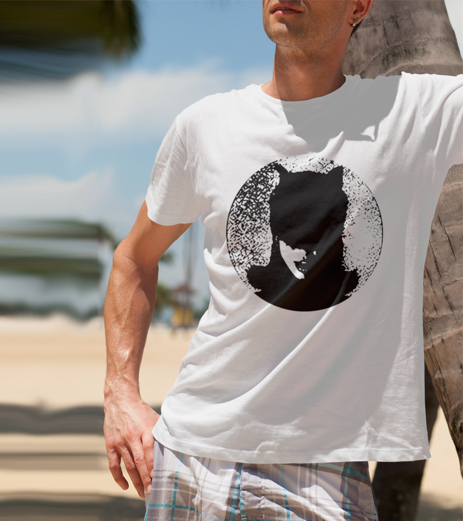 Batwoman The Boy Is Mine Dark Silhouette Circle T-Shirt