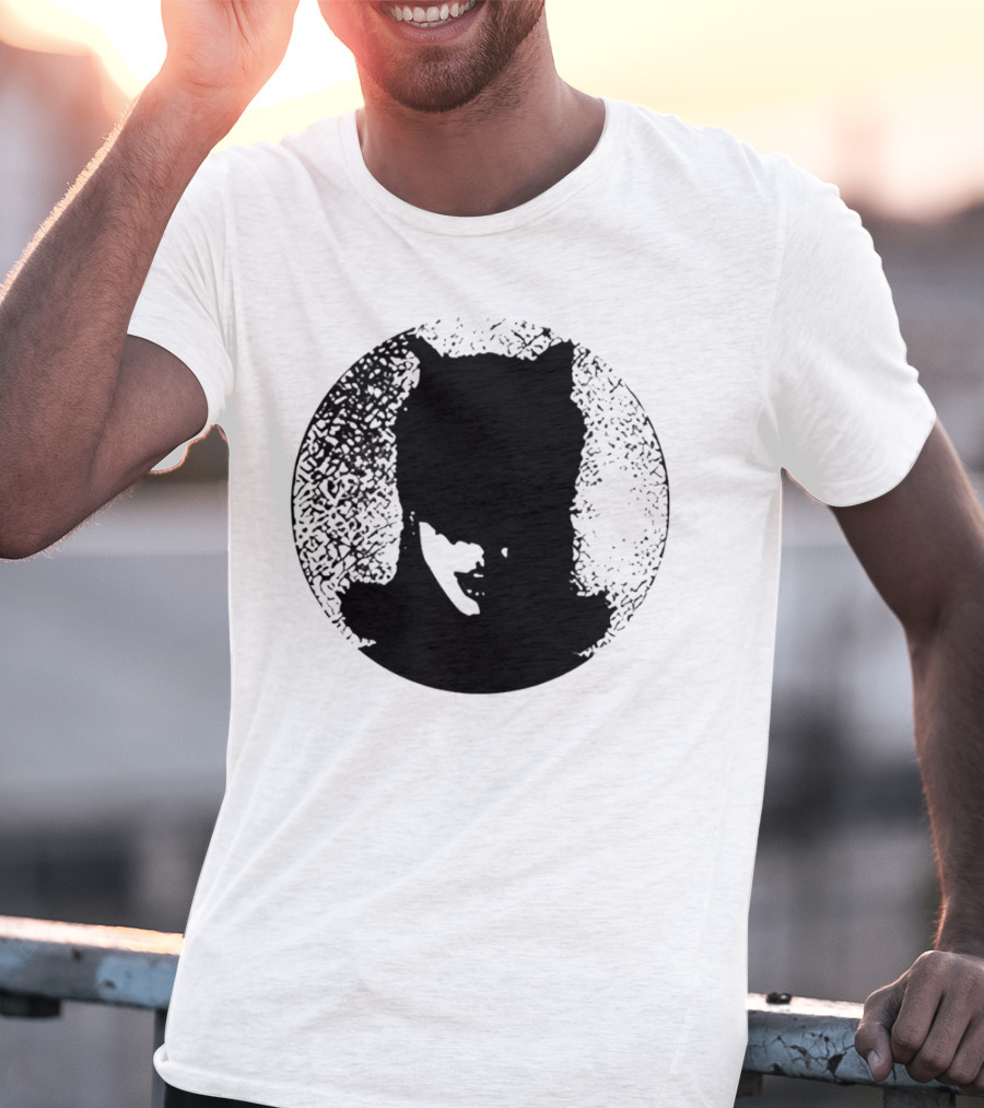 Batwoman The Boy Is Mine Dark Silhouette Circle T-Shirt