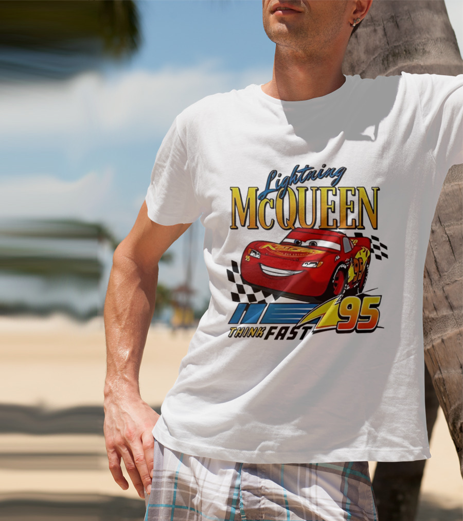 Lightning McQueen 95 Think Fast Racing Adventure T-Shirt
