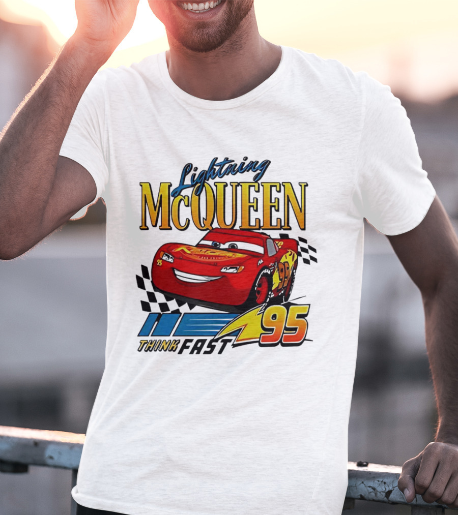 Lightning McQueen 95 Think Fast Racing Adventure T-Shirt