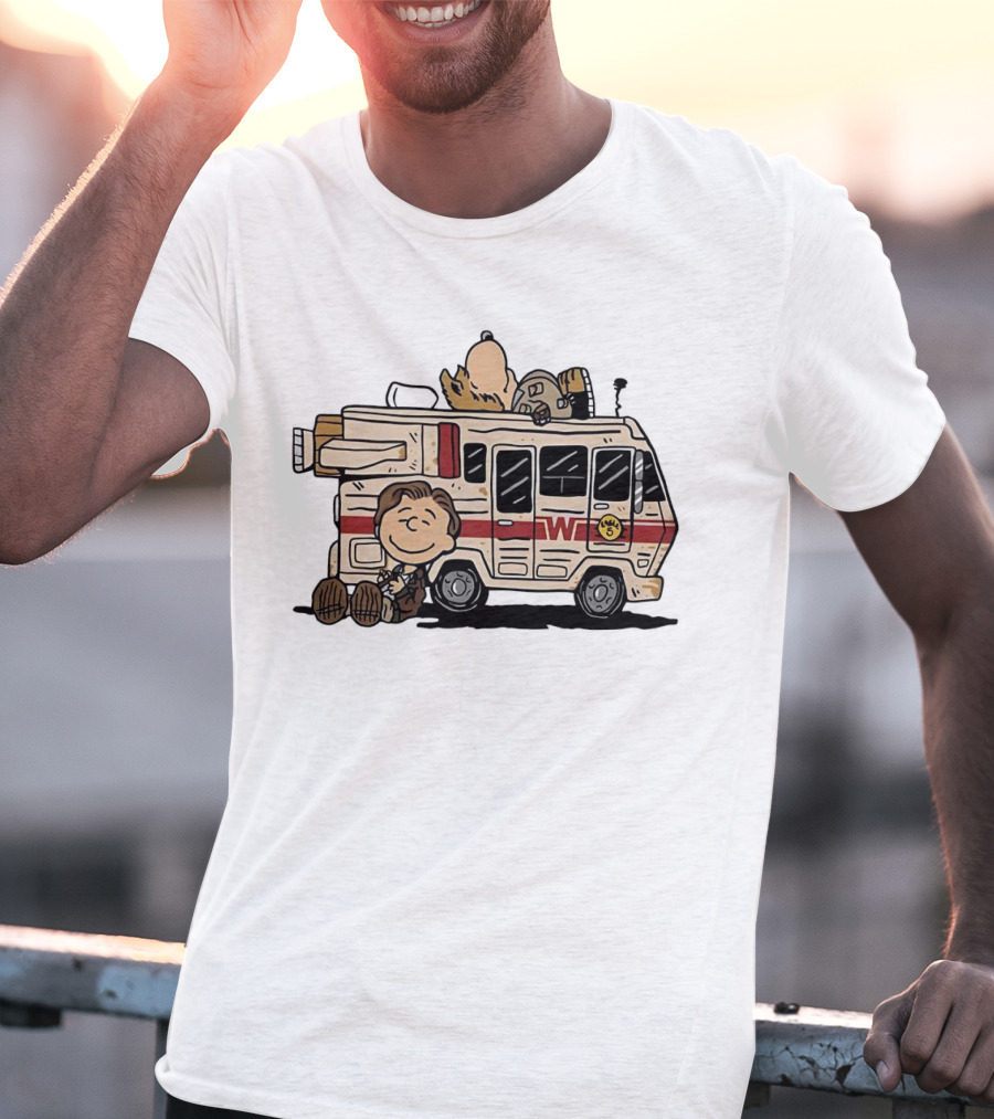 Spaceballs Lone Starr Barf And Eagle 5 In Peanuts T-Shirt