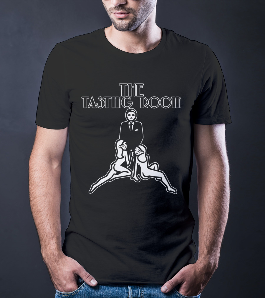 The Tasting Room Sophisticated Style With Two Figures T-Shirt
