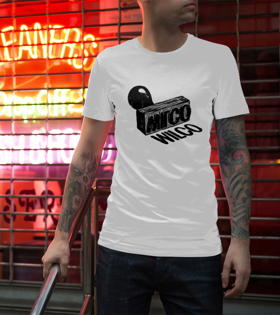 Wilco Band Logo Stamp Block T-Shirt