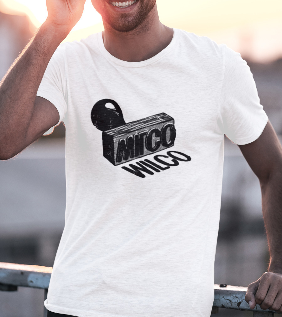 Wilco Band Logo Stamp Block T-Shirt