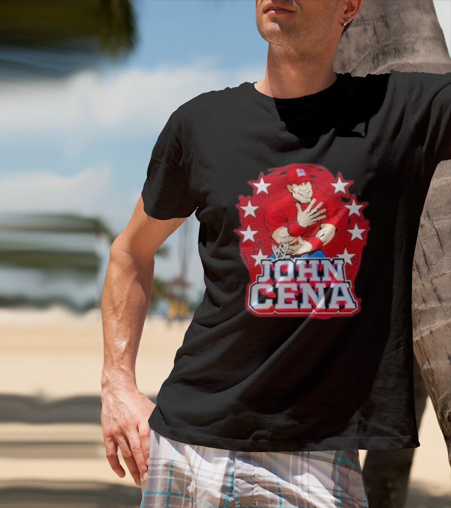 WWE John Cena Cartoon Stars T-Shirt