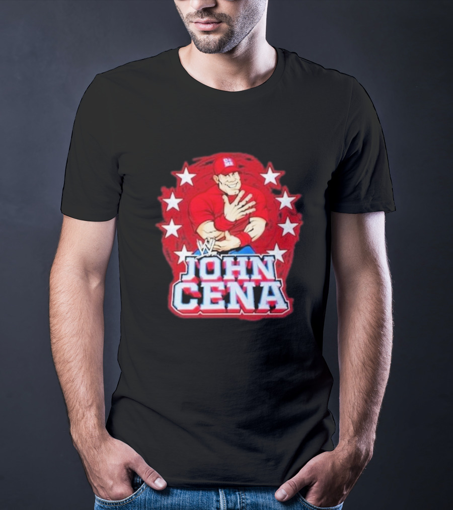 WWE John Cena Cartoon Stars T-Shirt