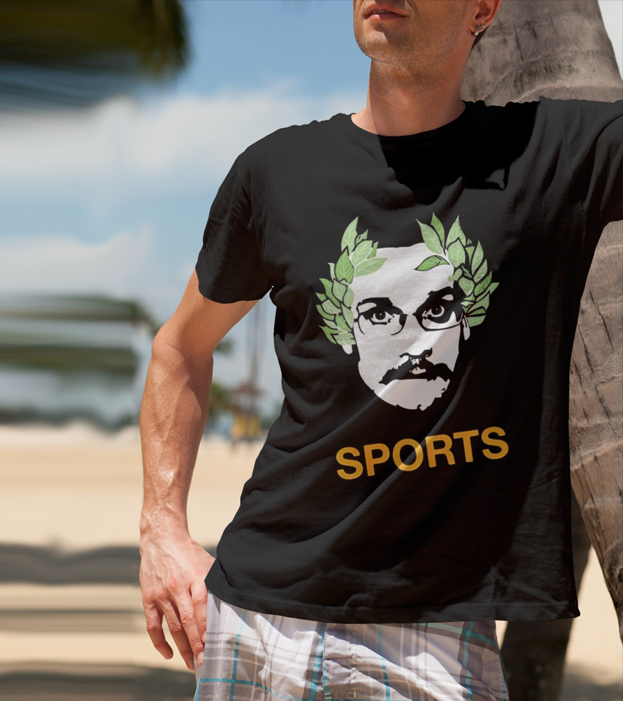 Olympic John Laurel Wreath Face Sports T-Shirt
