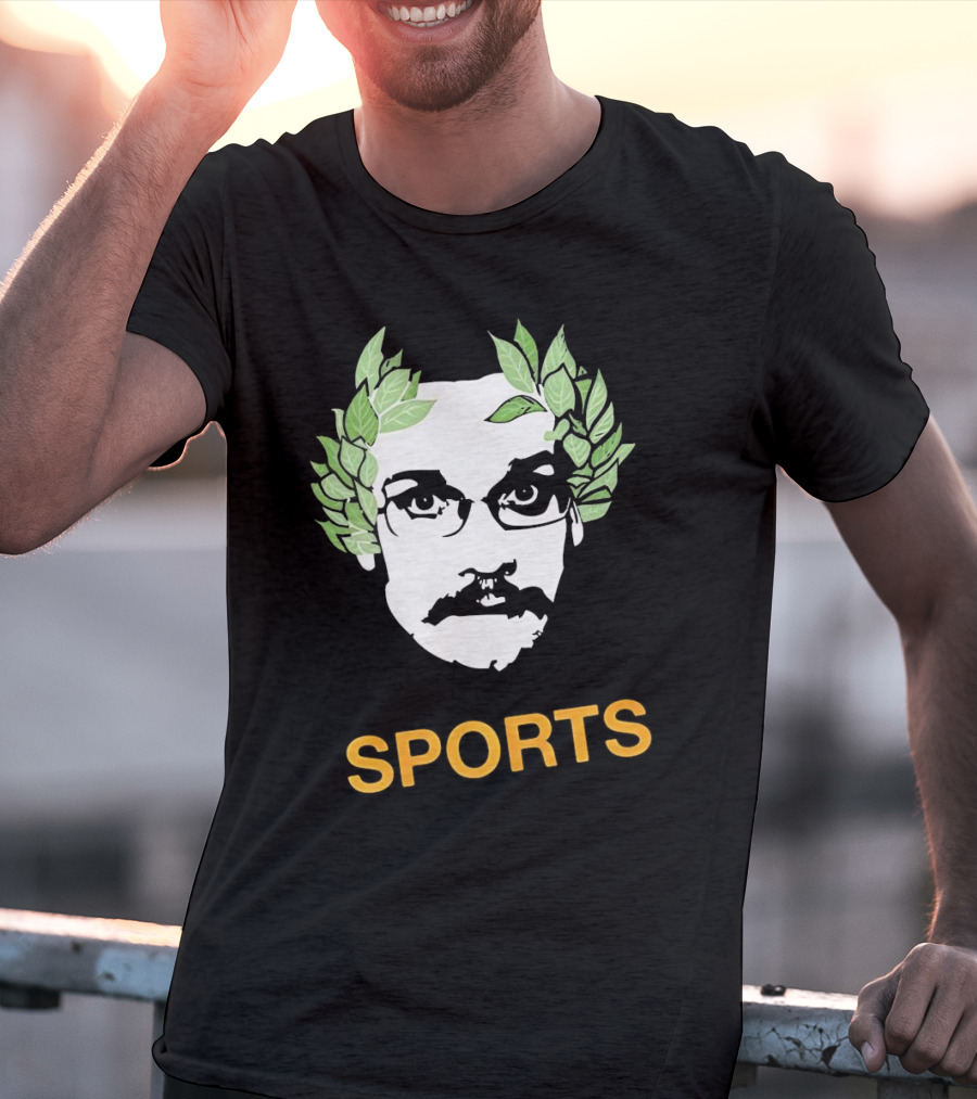 Olympic John Laurel Wreath Face Sports T-Shirt