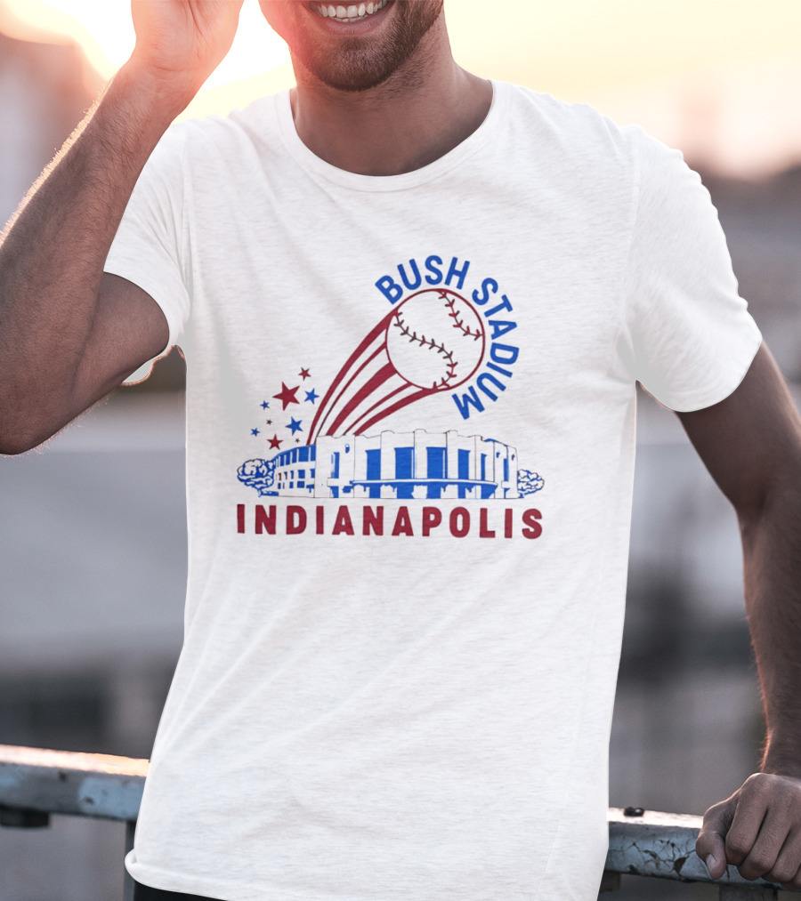 Bush Stadium Indianapolis Baseball T-Shirt