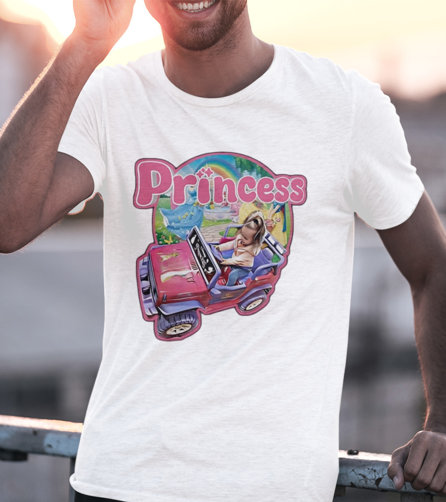 Princess Rainbow Fantasy Adventure Kids Jeep T-Shirt