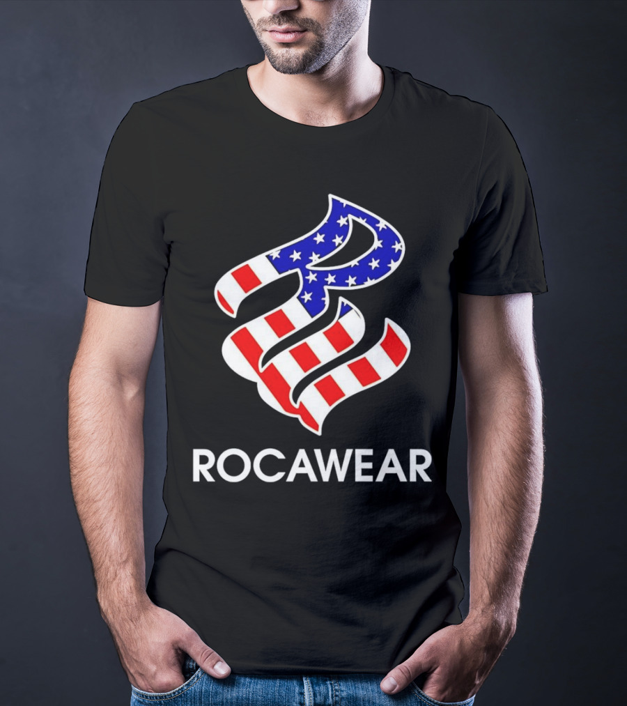Rocawear American Flag Logo Freedom T-Shirt