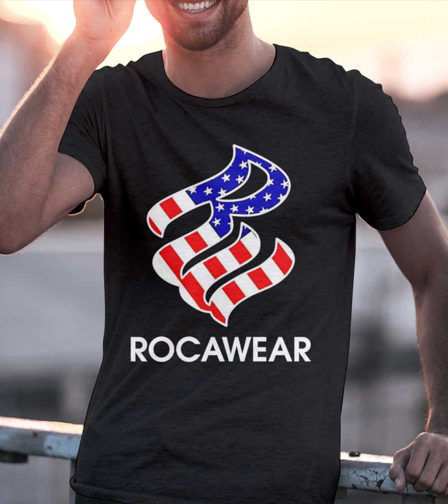 Rocawear American Flag Logo Freedom T-Shirt