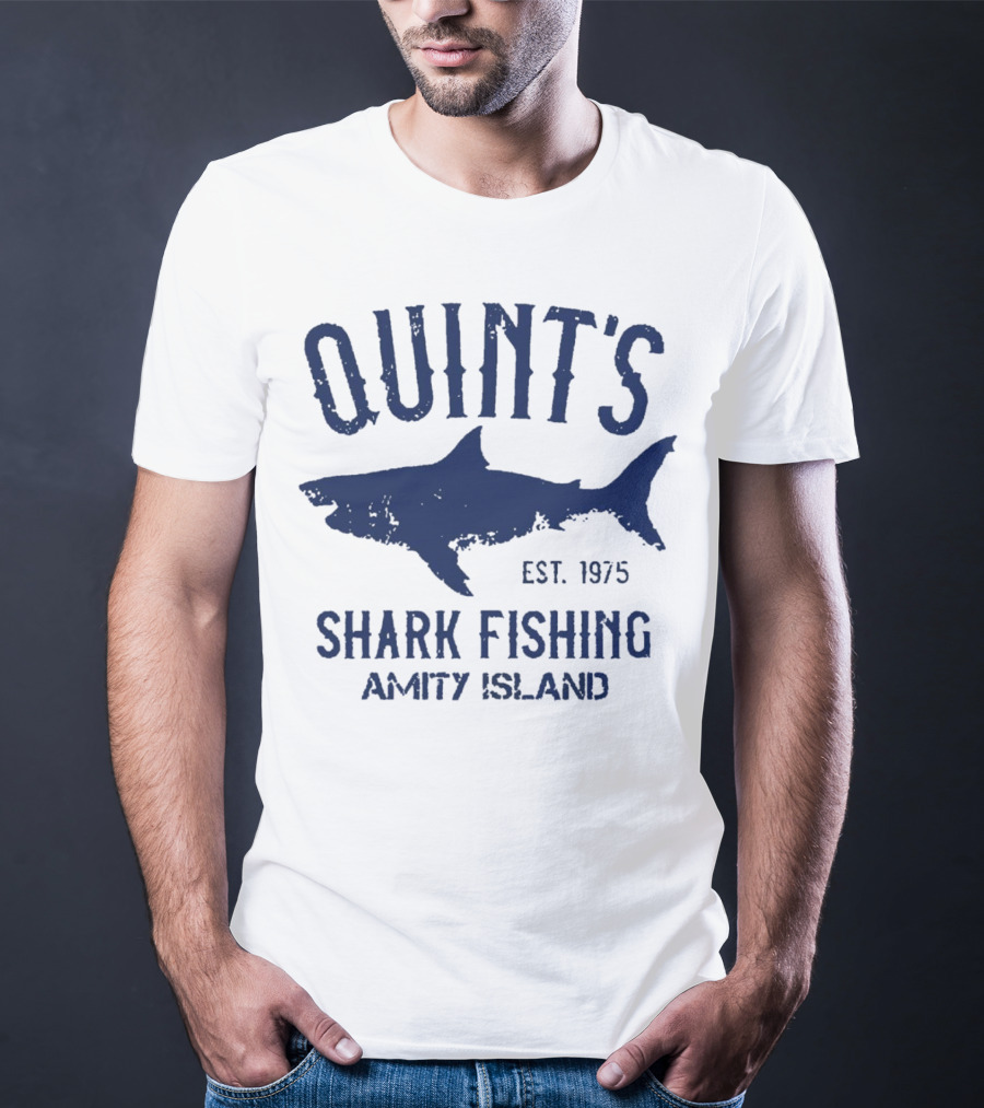 Quint’s Shark Fishing Amity Island EST 1975 T-Shirt