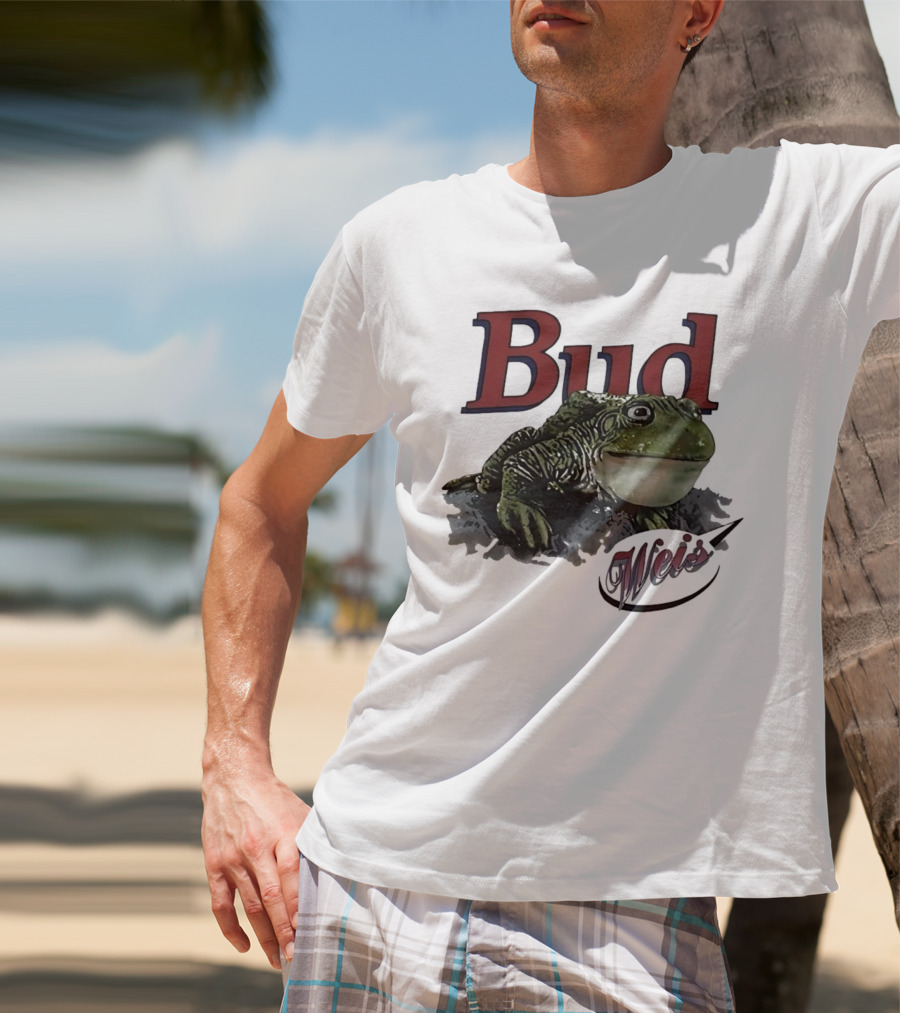 Budweiser Bud Weis Frog T-Shirt