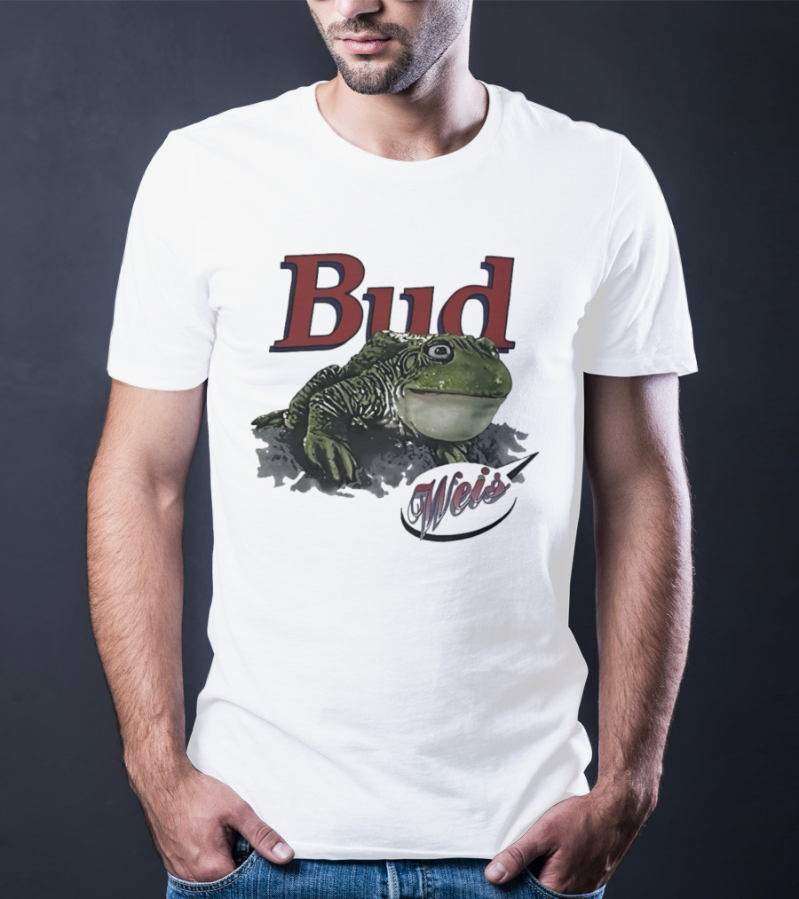 Budweiser Bud Weis Frog T-Shirt