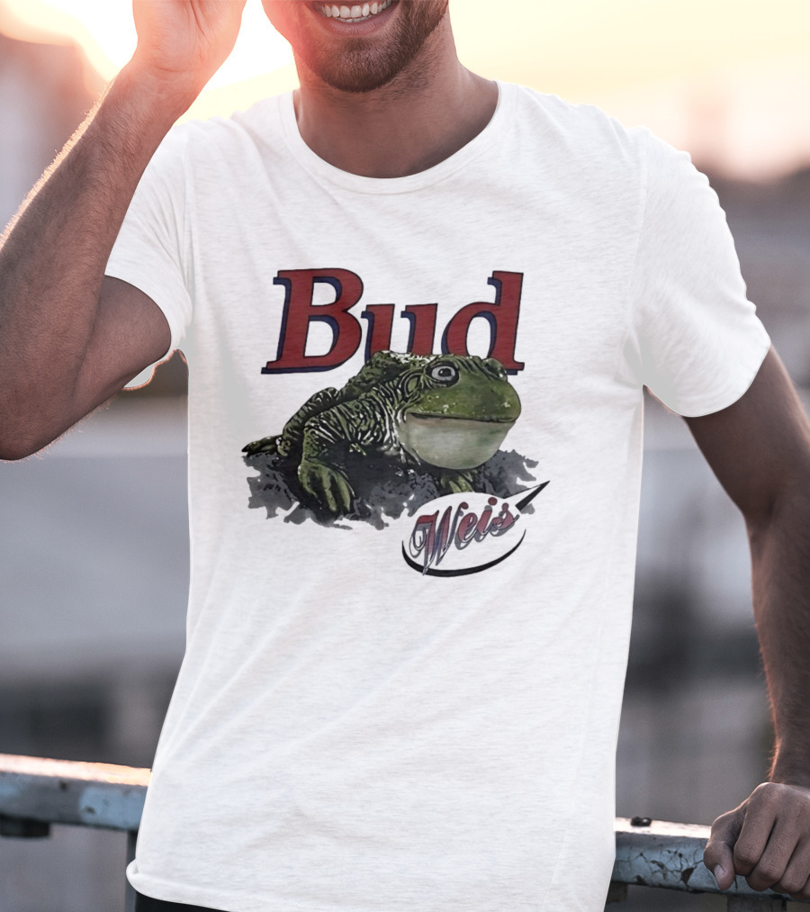 Budweiser Bud Weis Frog T-Shirt