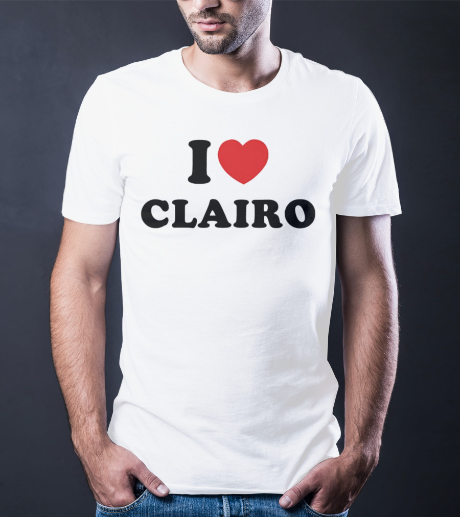 I Love Clairo Heart T-Shirt