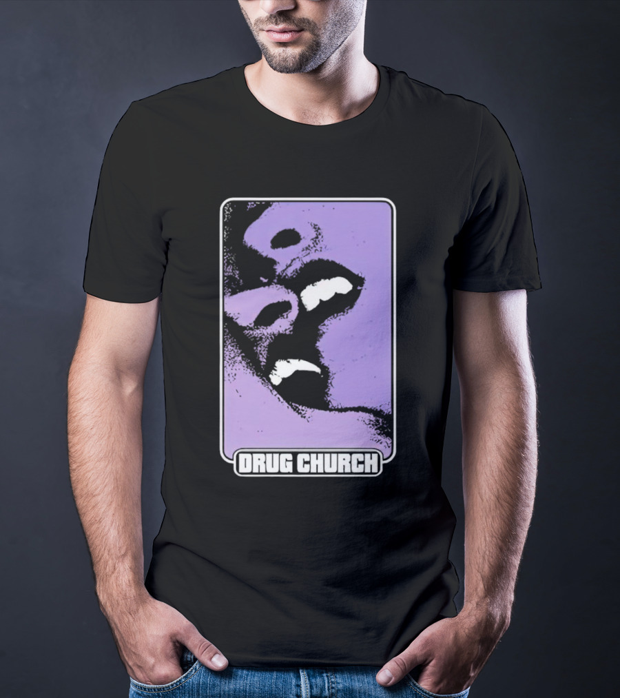 Drug Church Purple Lips Pure Noise T-Shirt