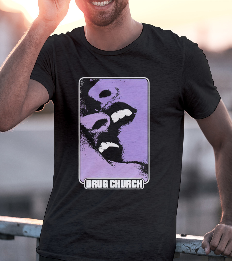 Drug Church Purple Lips Pure Noise T-Shirt