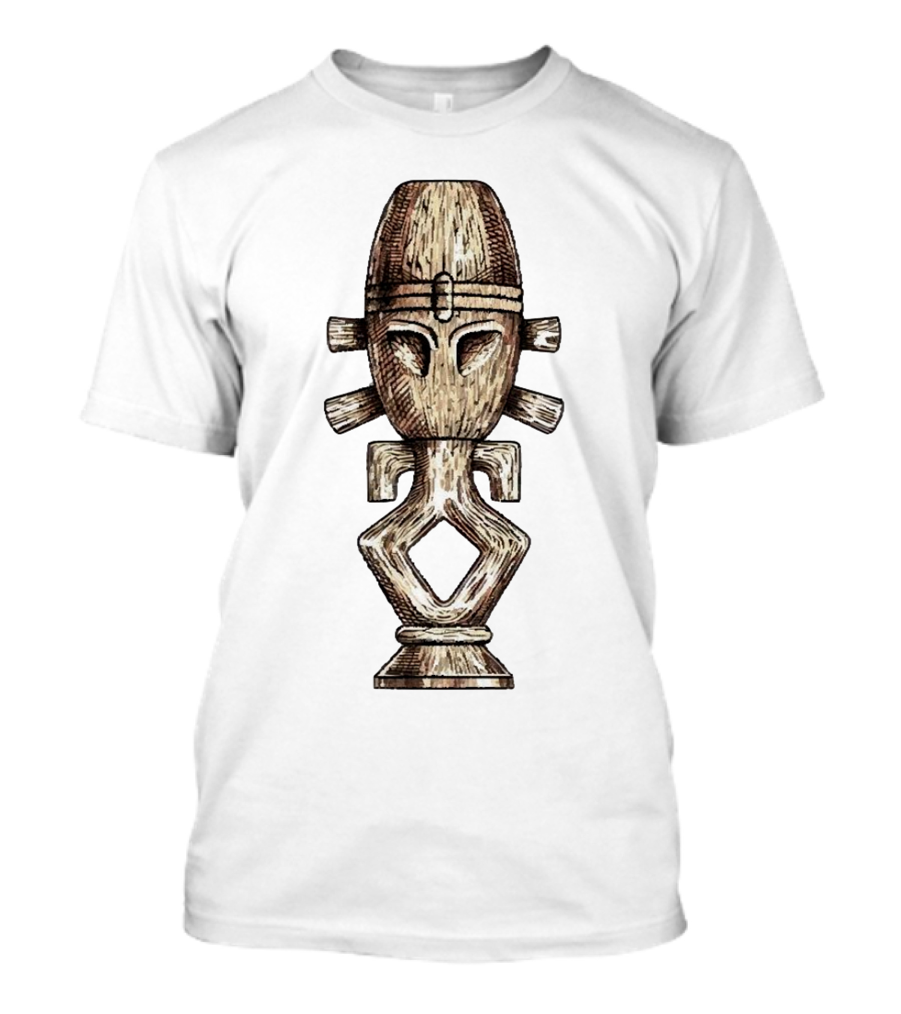Seeking Jamaharon Ancient Symbol With Tribal Mask T-Shirt