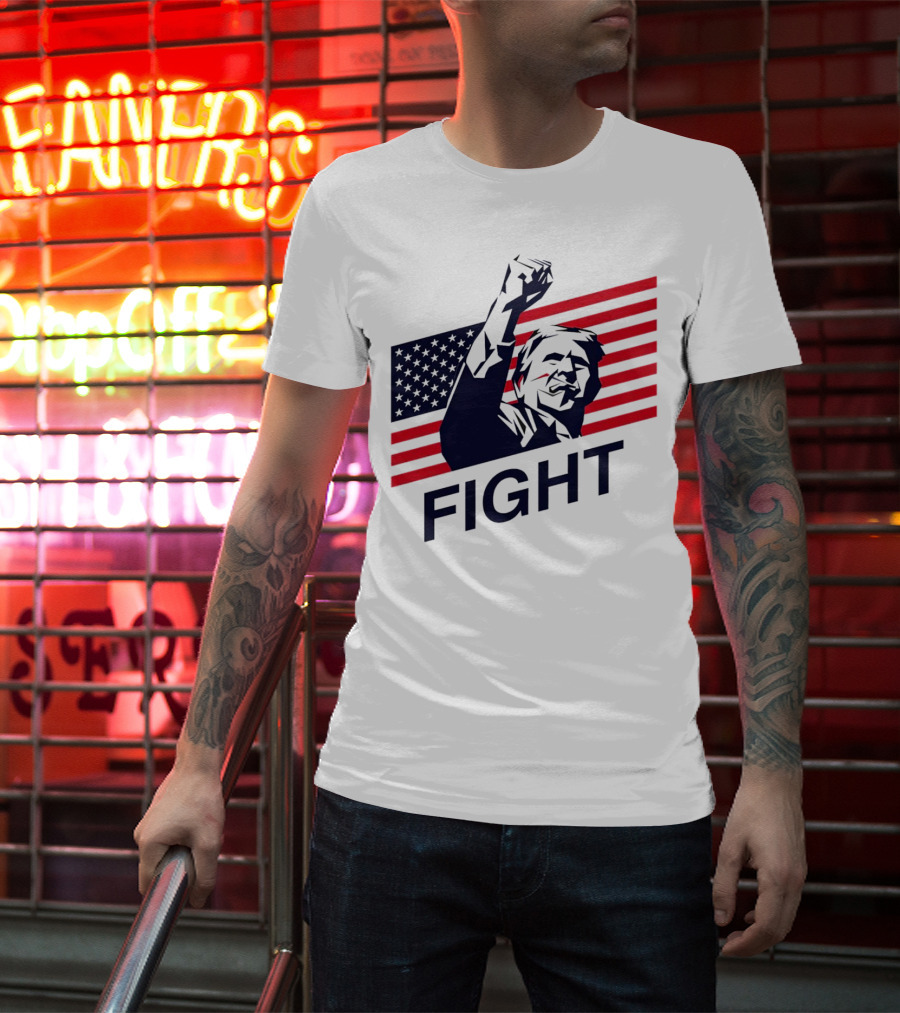 Fight American Flag Patriot T-Shirt
