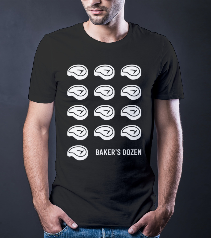 Baker’s Dozen Steak Illustration Dr Shawn Baker T-Shirt