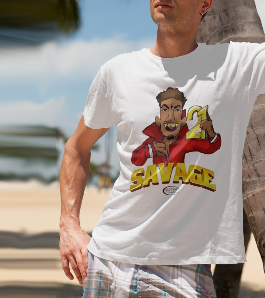 Savage 21 PWC Cartoon Character T-Shirt
