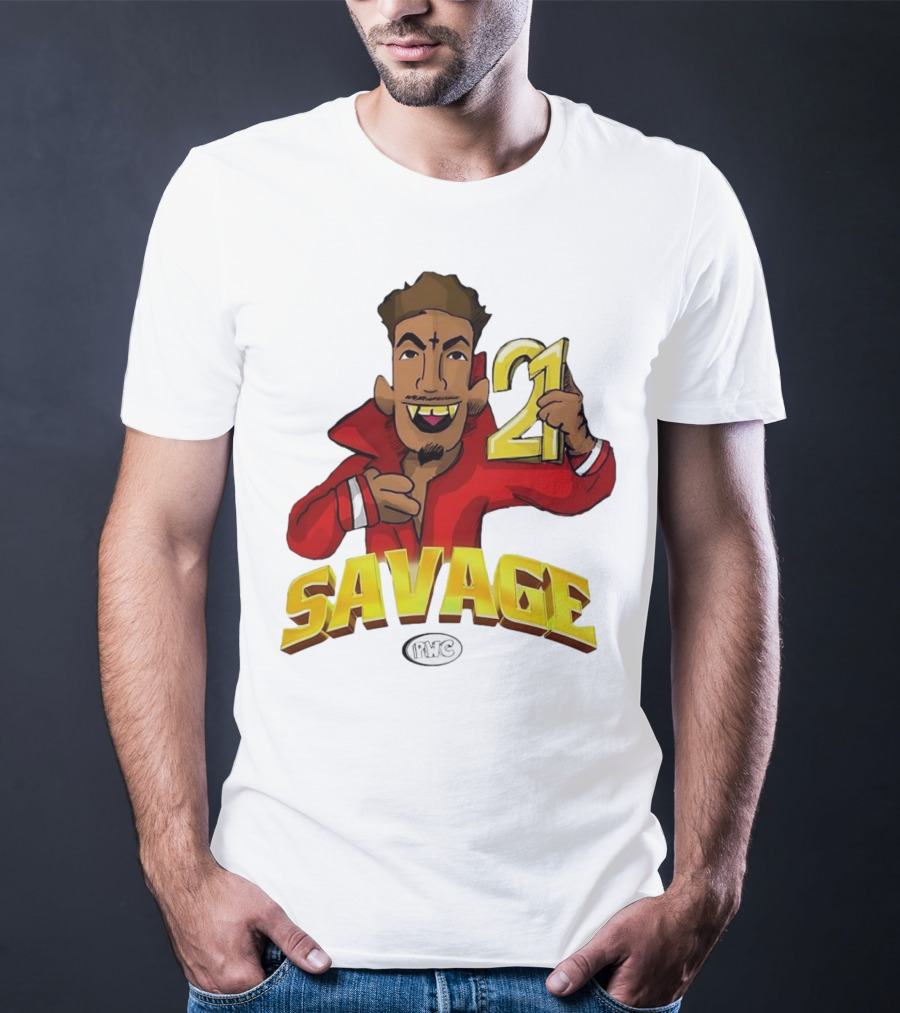 Savage 21 PWC Cartoon Character T-Shirt