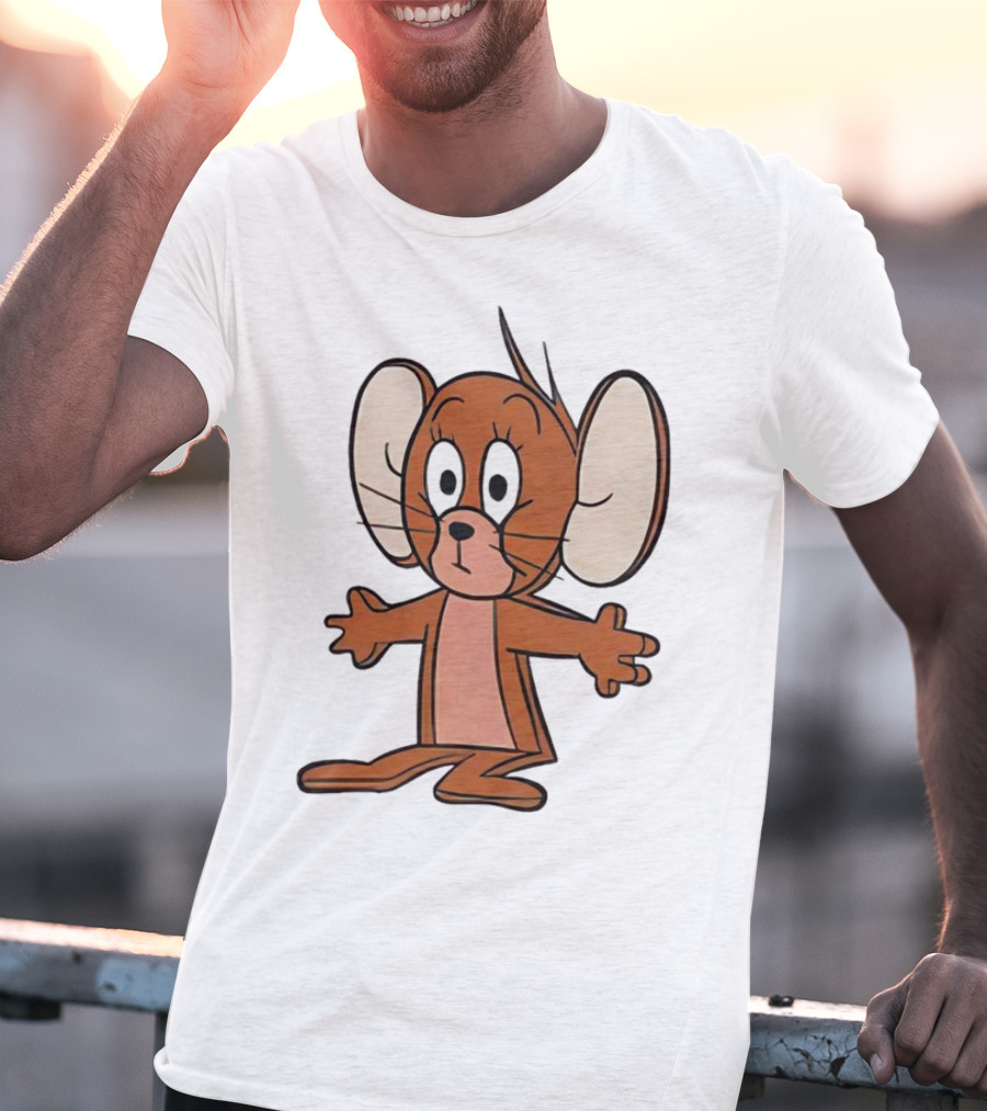 Hanna Barbera Tom And Jerry Jerry Iconic Character T-Shirt