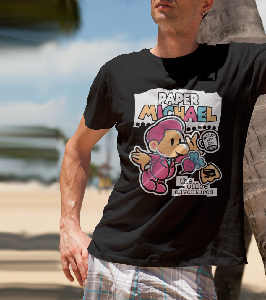 Paper Michael World's Best Boss The Office Adventures T-Shirt