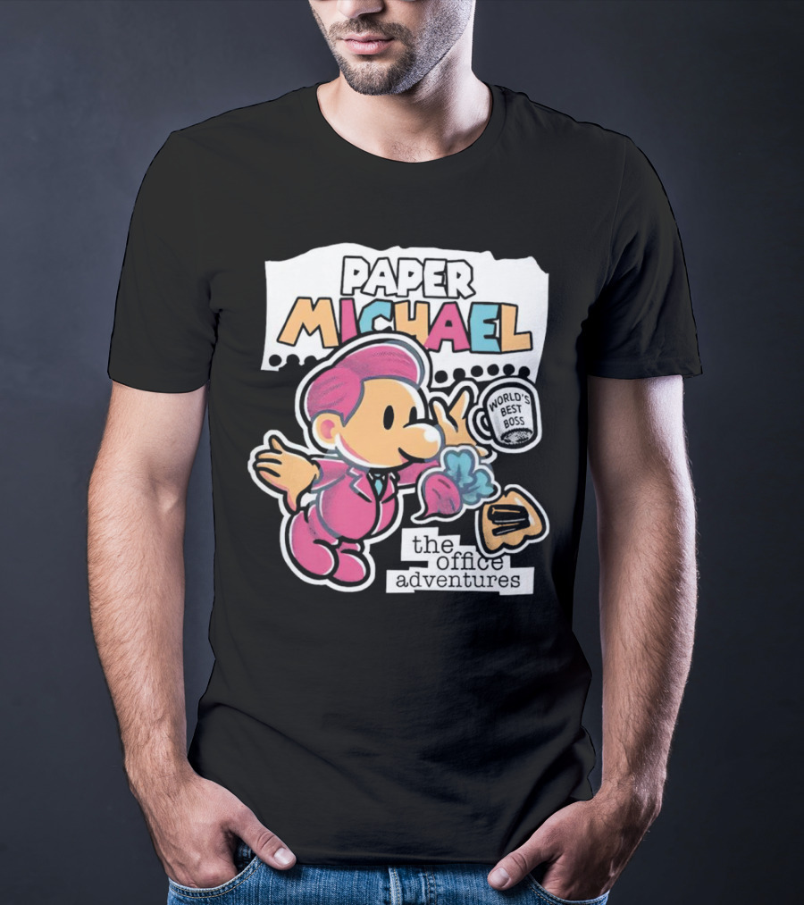 Paper Michael World's Best Boss The Office Adventures T-Shirt