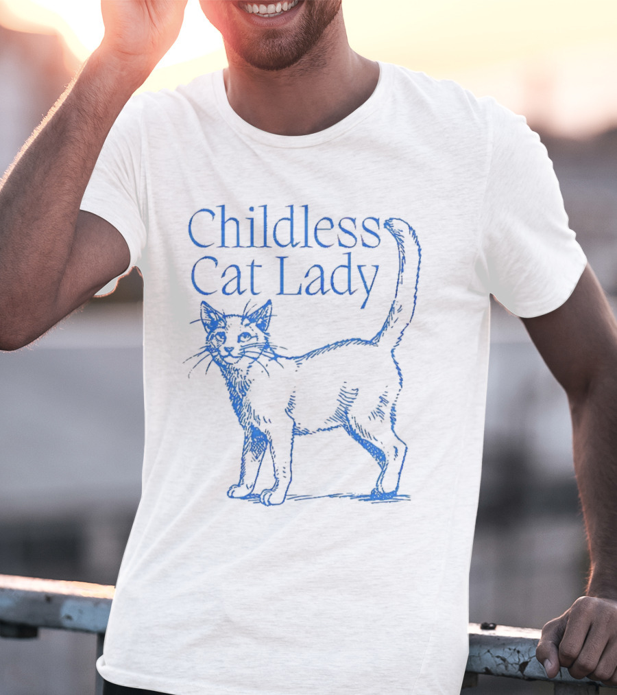 Childless Cat Lady Feline T-Shirt