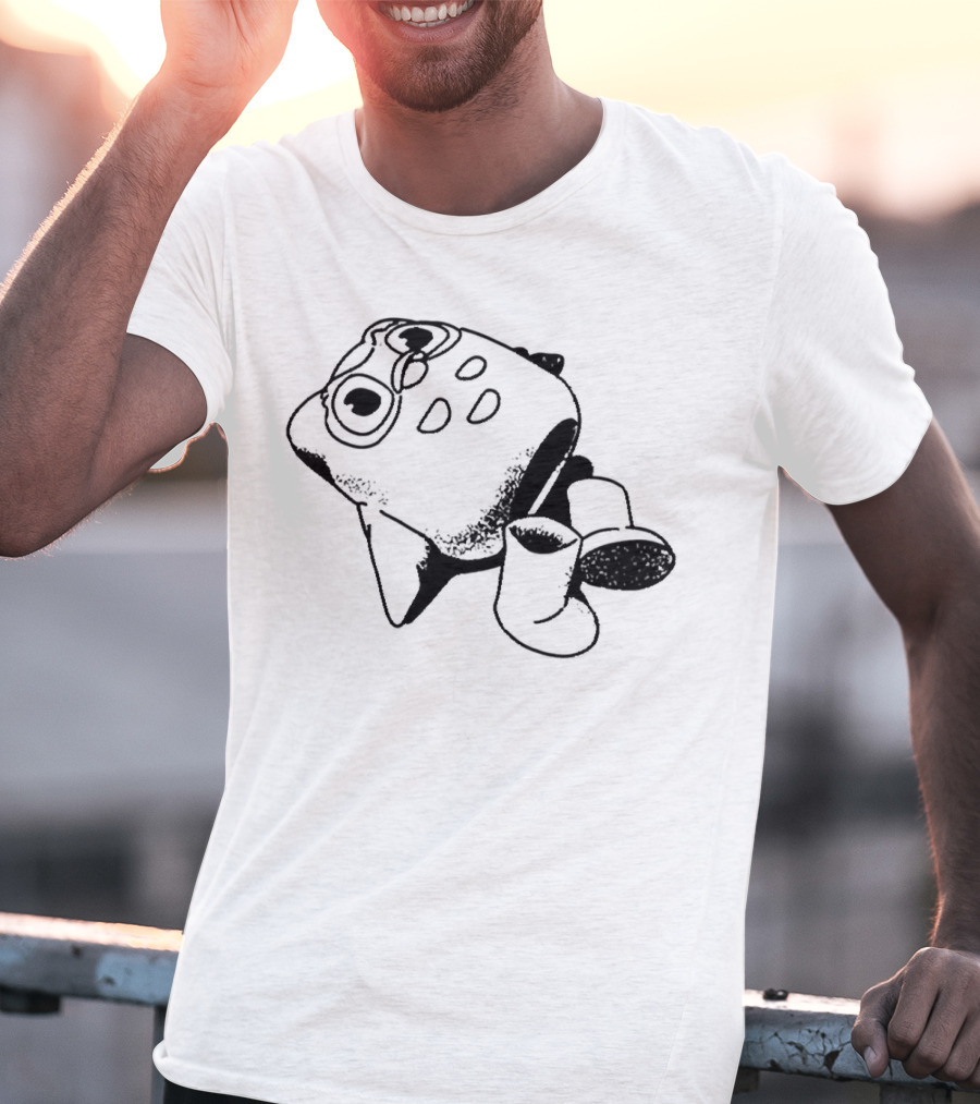 Duolingo Store Disgruntled Duo Owl With Boots T-Shirt