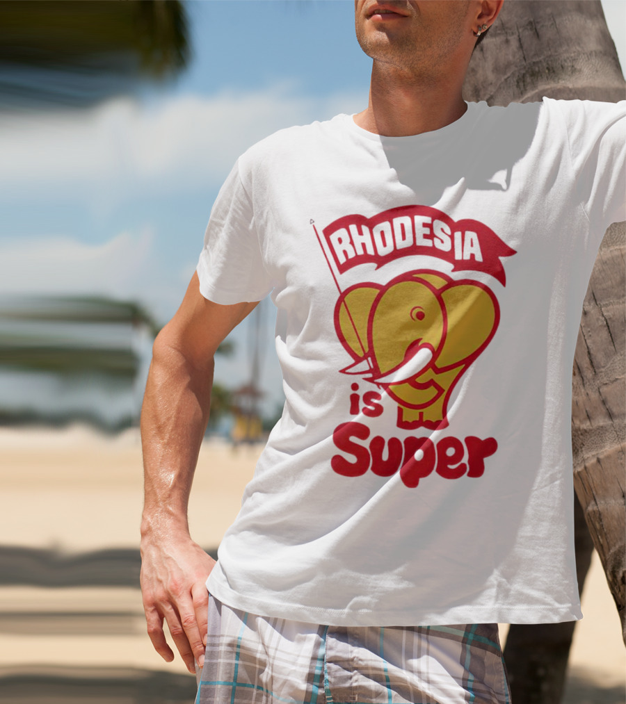 Rhodesia Is Super Elephant T-Shirt