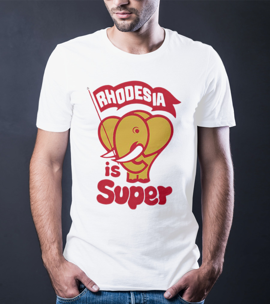 Rhodesia Is Super Elephant T-Shirt