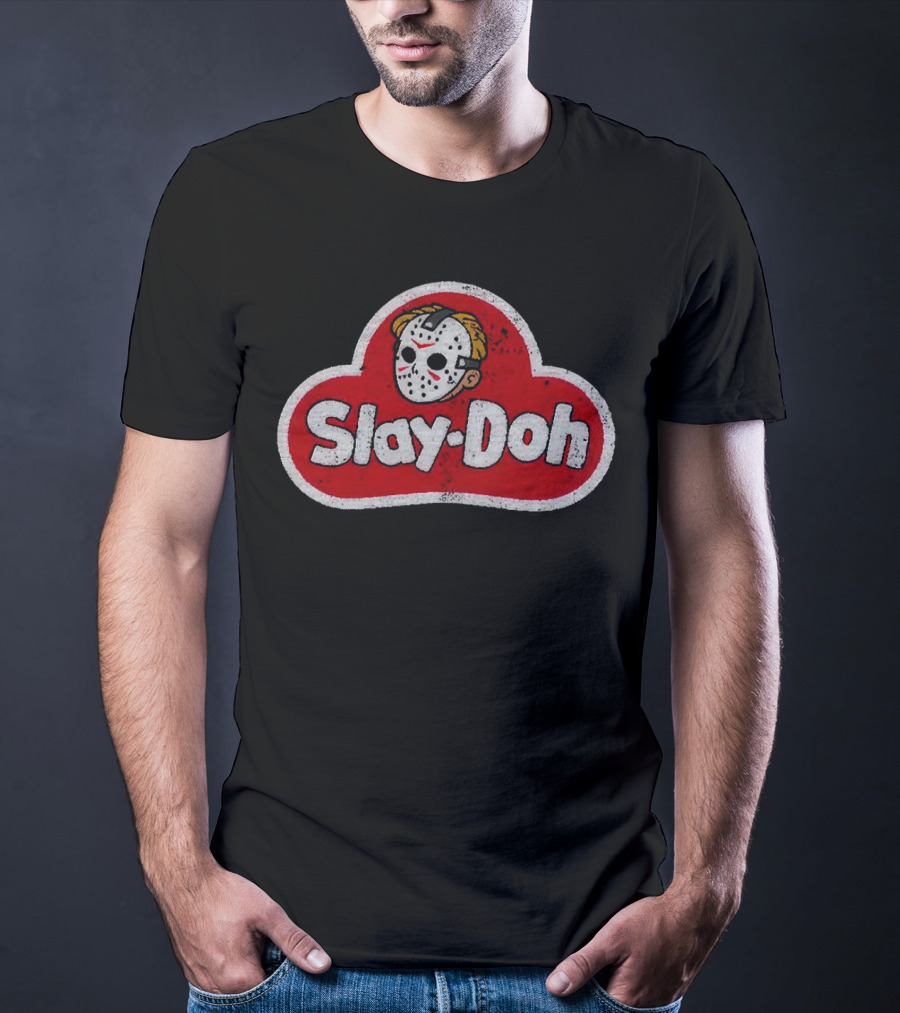 Slay-Doh Jason Mask Horror T-Shirt