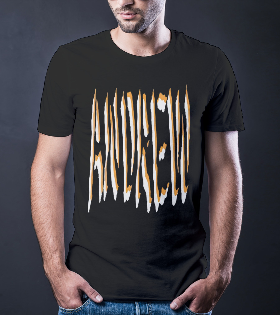 Euphoria Rue Bennett Zendaya Andrew Distorted Text T-Shirt