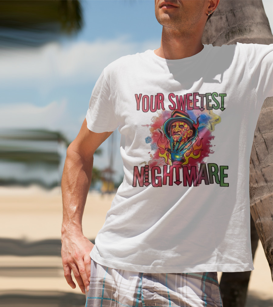 Your Sweetest Nightmare Freddy Krueger Halloween T-Shirt