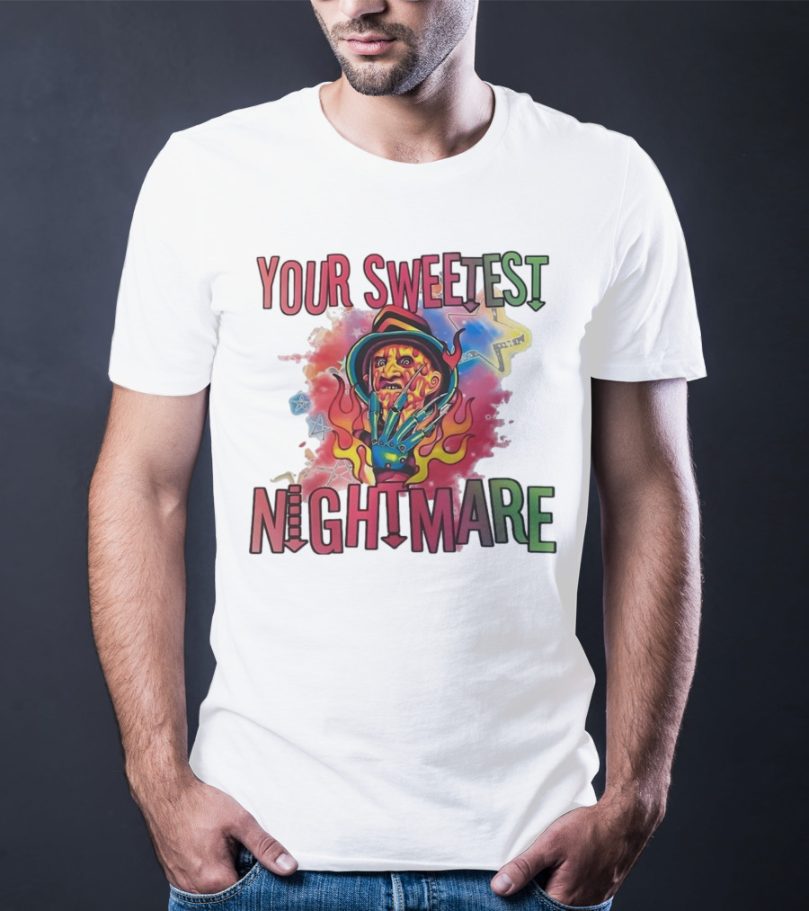 Your Sweetest Nightmare Freddy Krueger Halloween T-Shirt